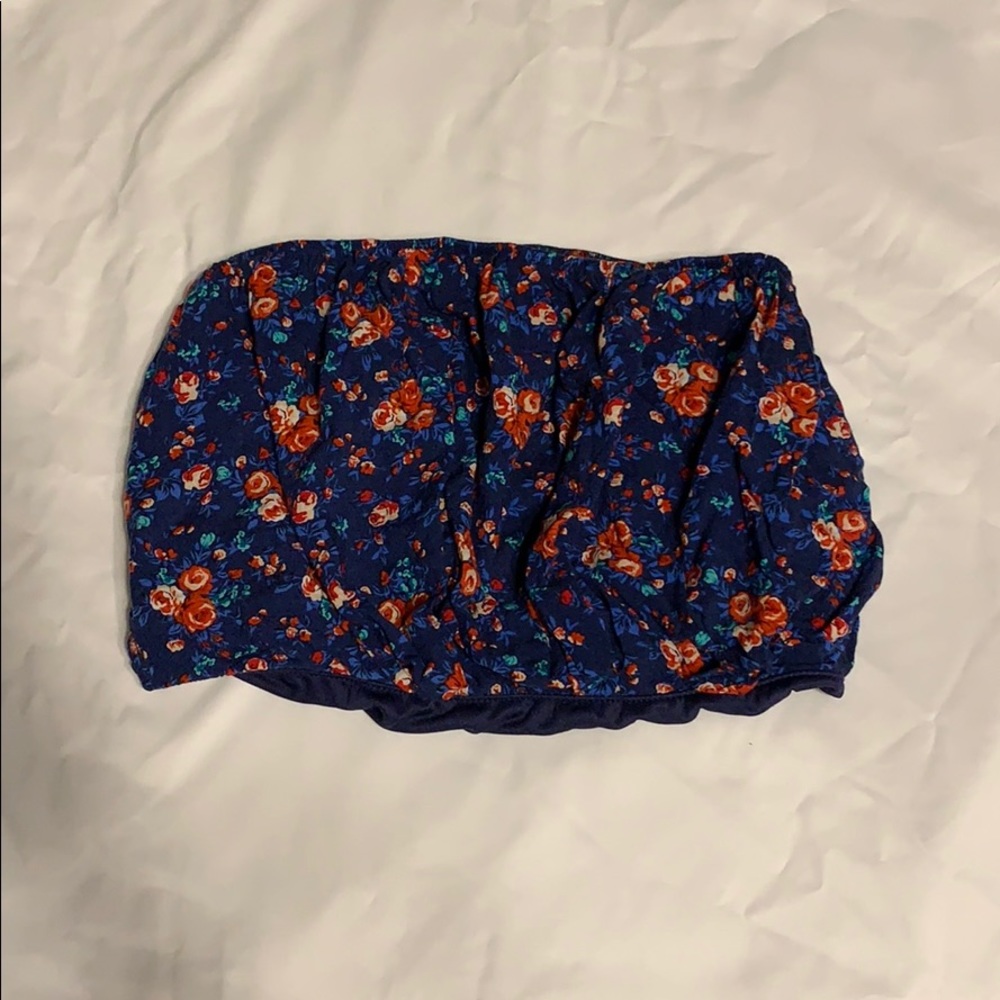 Flower bandeau top